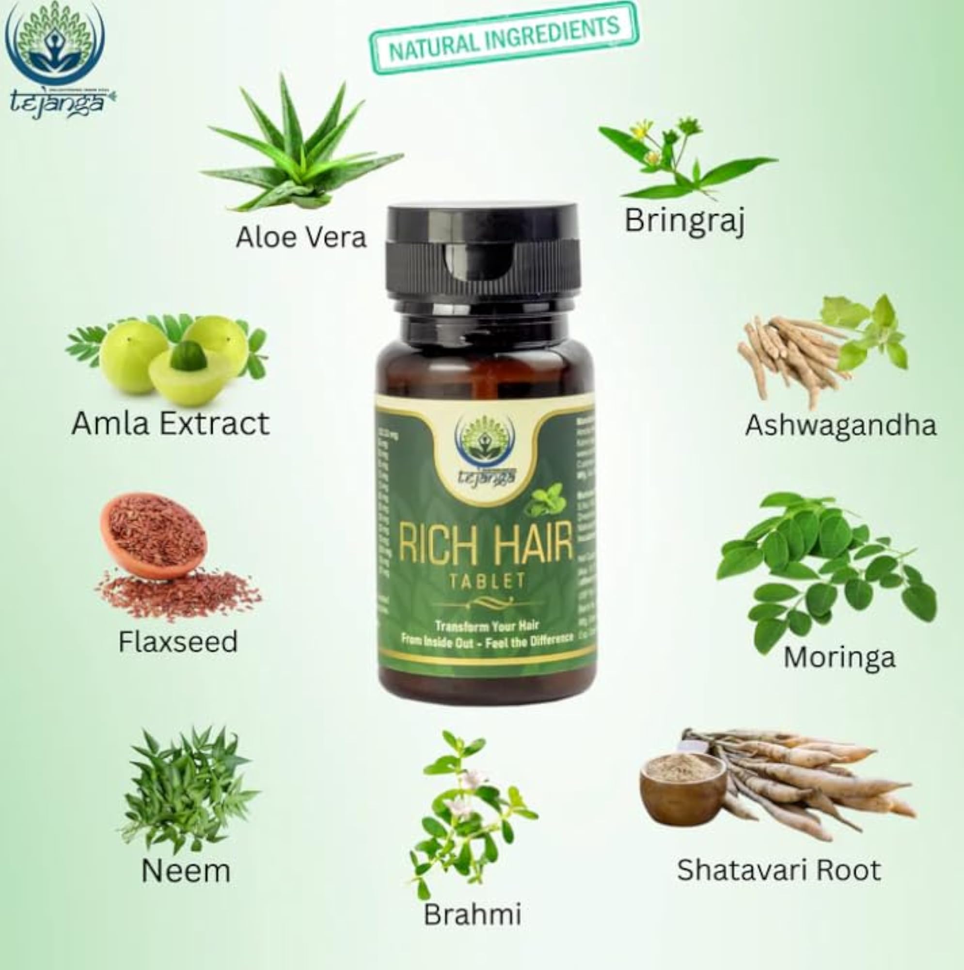 Hair & Scalp Nutrition Set with Ayurvedic Ingredients