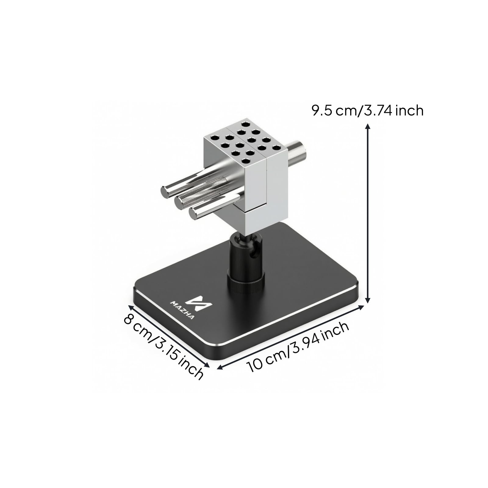 TISHITA Morsa da Tavolo con Base Regolabile Compatta, Morsa Portatile, per Modellismo, Modellisti, Hobbisti