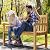 A-ECO LIVING OTSUN Teak Bench Outdoor, 2-Person Wood Garden Bench with 800lb Capacity All-Weather Durable Fade-Resistant, Suitable for Courtyard Lawn Park Porche Backyard Patio & Deck