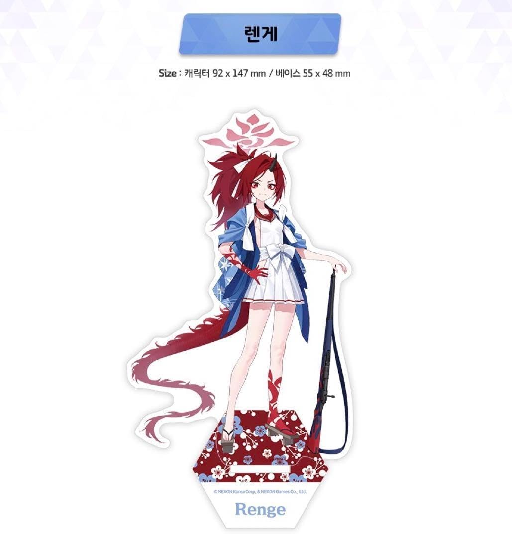 ブルーアーカイブ　ノノミ アクスタ＆キーリング2点セット　韓国ポップアップストア ブルーアーカイブ ノノミ アクスタ＆キーリング2点セット 韓国