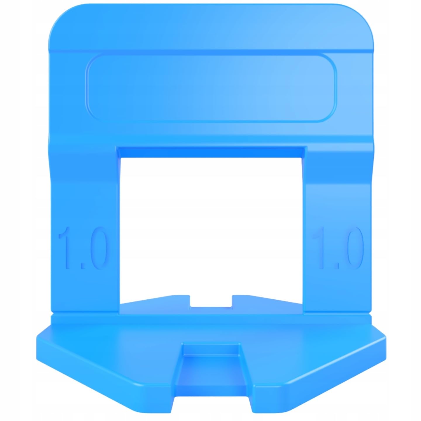 Juego de 500 clips de 1,0-2,0 mm con cuñas y pinzas, para azulejos de pared y suelo, gres porcelánico de gran formato (DUO Set 500 clips+cuñas+alicates – 1,0 mm)