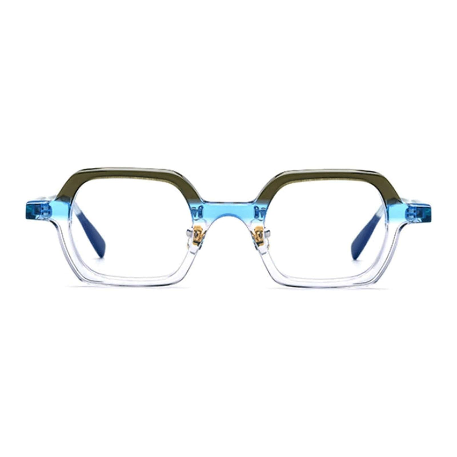 Okulary dla mężczyzn Oprawki okularowe z filtrem światła niebieskiego Oprawki okularowe z octanu Nowoczesne oprawki okularowe Przenośne okulary dla kobiet(Style 4)