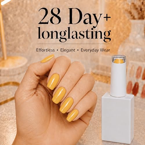 Image of Bolt Bee yellow Color Gel Nail Polish Soak Off UV Gel 15ML DIY at Home Manicure Salon Nail Art