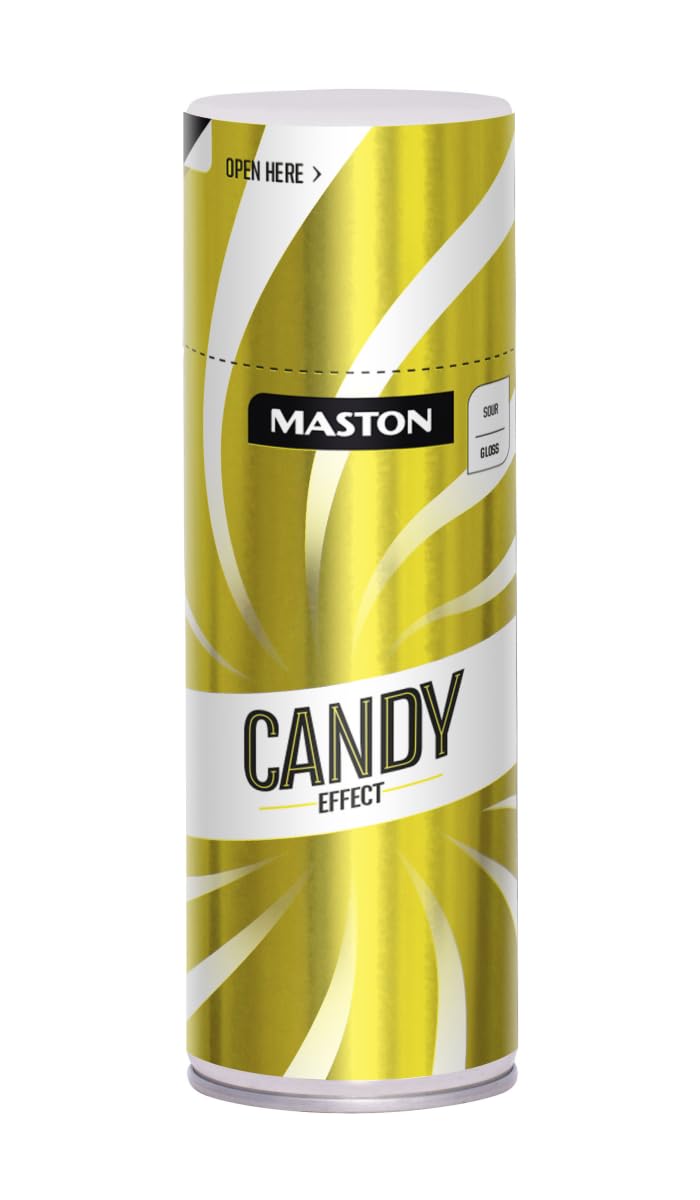 Maston Spray Paint Candy Effect Gloss Sour Yellow 400ml