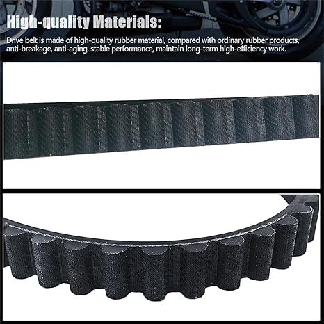 Rear Drive Belt 139 Tooth × 3/4" Compatible with Buell Blast 2000 2001 2002 2003 2004 2005 2006 2007 2008 2009 Final Drive Belt，Replace G0500.01A7