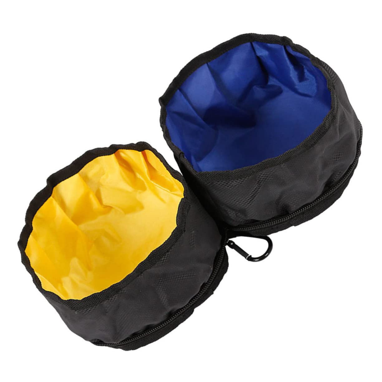 minkissy Lot De 3 Gamelles De Capacité pour Animaux De Compagnie avec Fermeture Éclair Idéales pour Les Voyages en Plein Air
