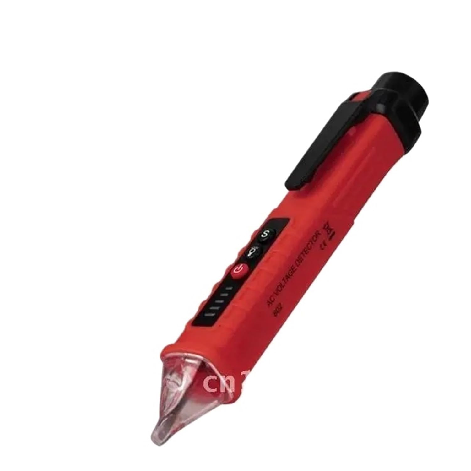 Non-Contact Induction Test Pencil AC110V 220V Voltmeter Voltage Probe Volt Meter Electric Indicator Power Detector Tester(RED)