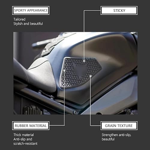 Miniatura 5 de Adhesivo de almohadilla de tanque para Ya&maha MT-09 2021, almohadilla de depósito de combustible para motocicleta, calcomanía para decorar la