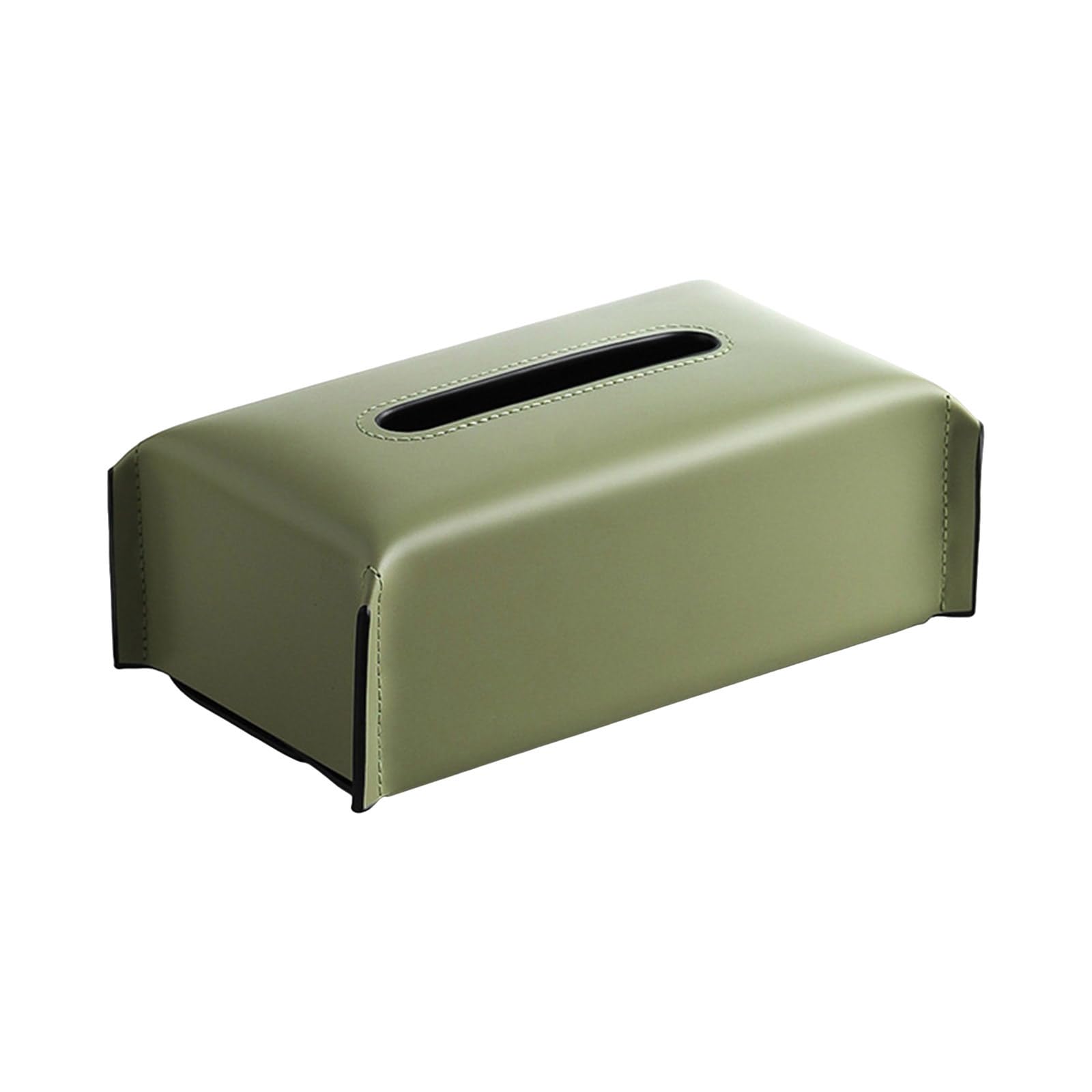 Xinsheinelry Tissue Box Tissues Container Fashionable PU Leather Paper Towel Dispenser Rack Rectangular Napkin Holder Desk Tissue Box