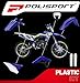 Polisport Motocross (MX) Replica Plastic Enduro Kit for Sherco SE(R)/SEF(R) (2017-23) Dirt Bike – OEM Quality, Durable, Flexible & Perfect Fit – Blue/White/Black