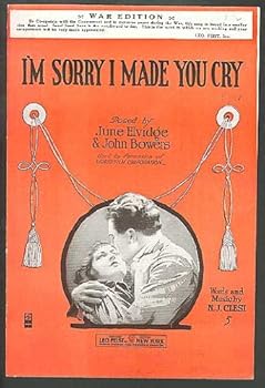 Sheet music I’m Sorry I Made You Cry Book