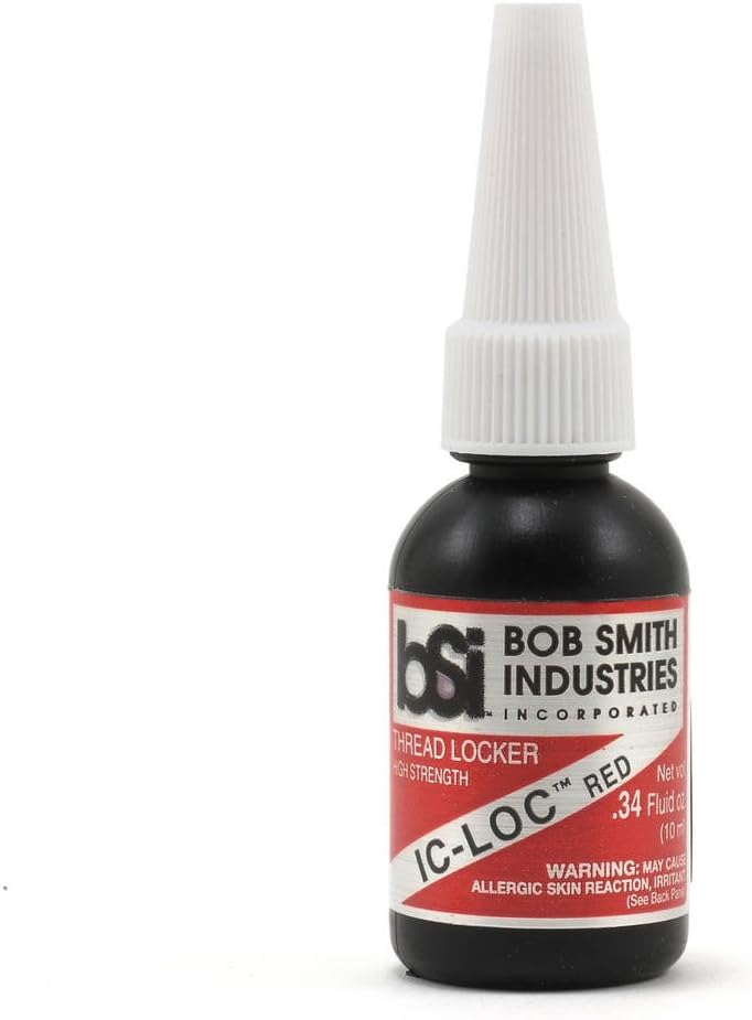 Bob Smith Industries BSI-173 Red IC-LOC High Strength Thread Locker, 0.34 fl. oz.