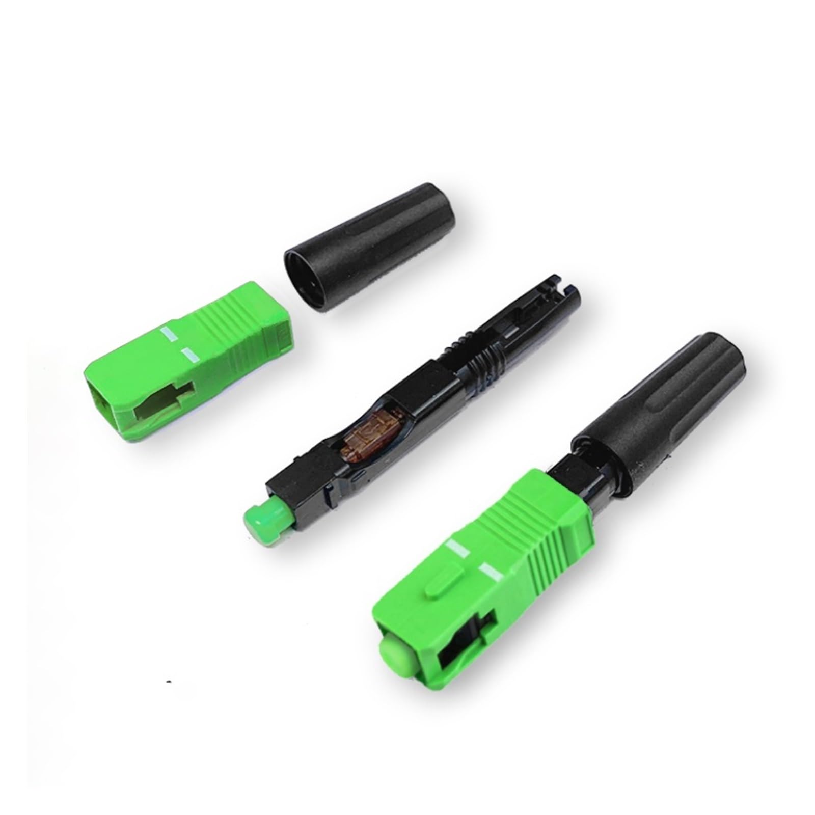 Épisseur de Fibre Optique Adaptateur SC monomode for Fibre Optique UPC/APC Rapide à Froid FTTH(200pcs SC APC)