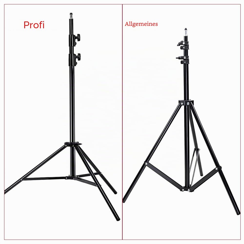 Neewer PRO 9fuß/260cm Federbelastete Heavy Duty Fotografie Foto Studio Licht Ständer mit 1/4" Schraube & 5/8 Stud für Video – Bild 2