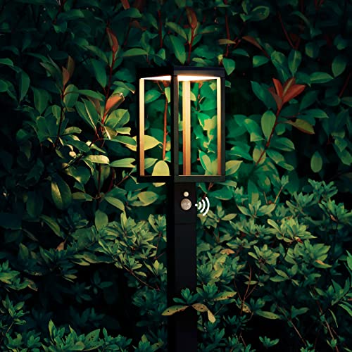Inowel Solar Landscape Path Lights 24in Outdoor Waterproof Modern Driveway Lights,LED Motion Sensor...