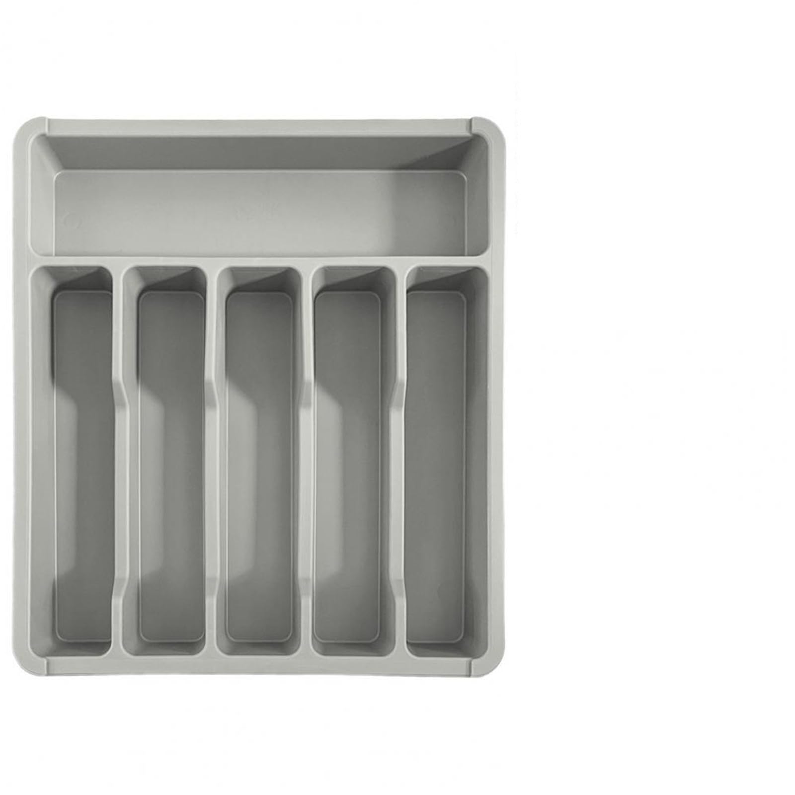 1 Stück Schubladen-Organizer-Tablett for Küchenschubladen, ausziehbarer Besteckhalter, verstellbarer Utensilienteiler FüR LöFfel Und Gabeln(Black)