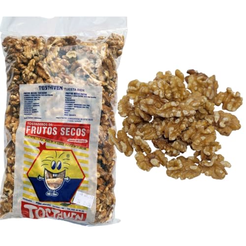 iChuches- Frutos secos crudos, tostados y fritos, fabrica local y producto de primera calidad (1 kg, Nueces Peladas)