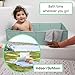 Ingenuity Tuckaway Toddler Folding Tub, Converts Shower to Tub, Folds to Store, Easy to Clean, No Assembly Required, Portable Baby Bathtub for Travel, 12M-5Y