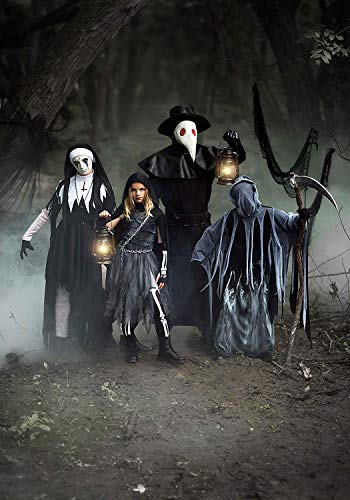 Image of Halloween Women Costumes Black Bat Fallen Angel Devil Vampire Witch Dress Adult Cosplay Accessories