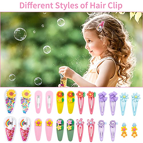 24pcs-Multicolore-Pince-a-Cheveux-Fille-Barette-Cheveux-Style-lete-Petite-Pince-Cheveux-Accessoire-pour-Bebe-Fille-Enfant