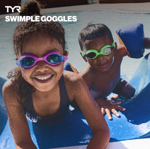 Image of TYR Kids' Swimple Goggles - Colorful Swim Goggles for Beginners