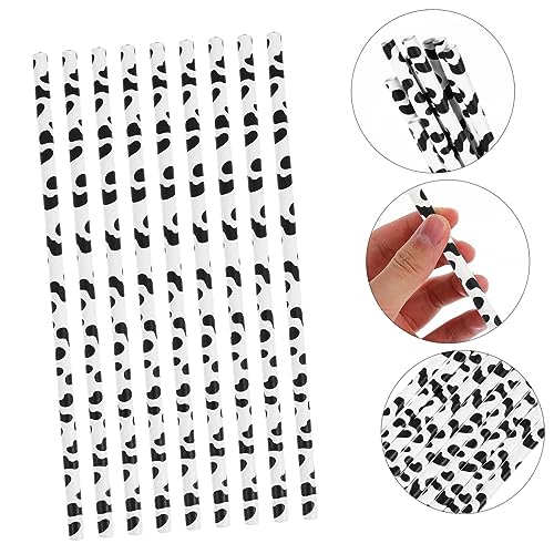 60 pitillos desechables papel fiesta granja miniatura 6