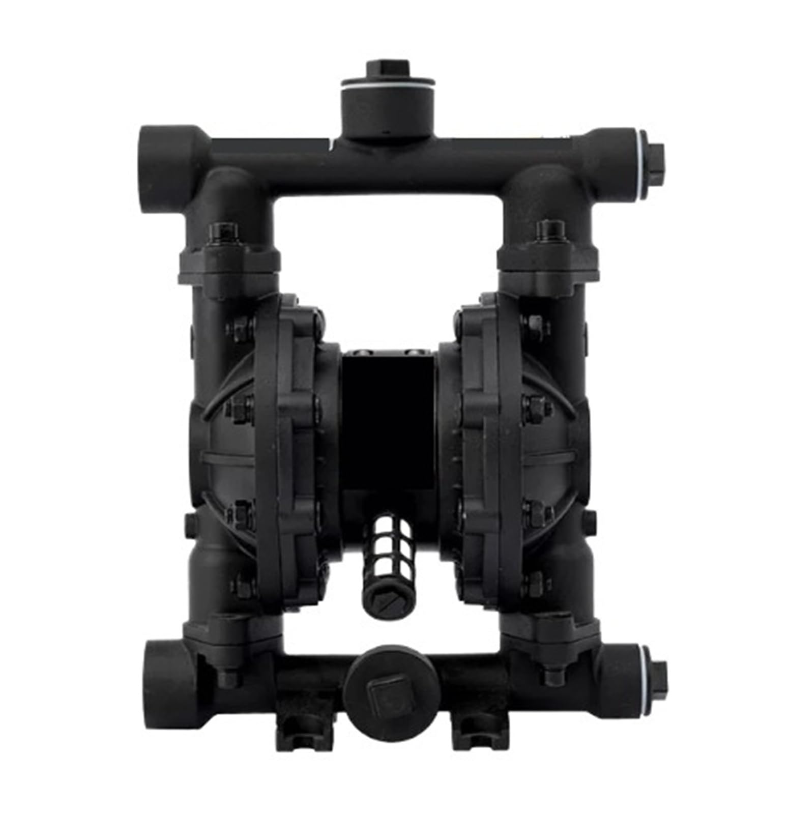 Pneumatic Diaphragm Pump QBY3-25LTFF Aluminum Alloy Flow Rate 57lpm Inlet/Outlet 1in