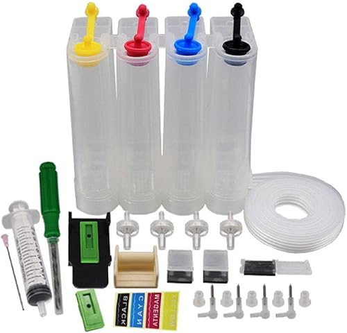 Sistema de suministro de tinta continua de 4 colores Kit de tubería de botella externa para impresora de inyección de tinta Canon Suministro de
