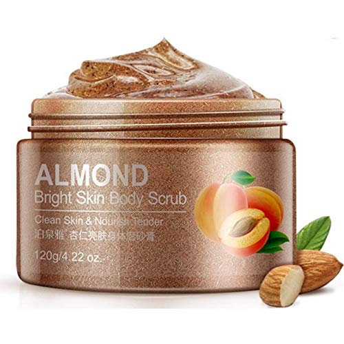 BIOAQUA Body Scrub Shea Butter Almond Cucumber Strong Moisturizing Hydrating Cleaning Skin Long Lasting Nourishment Smoothing Essence (CUCUMBER)