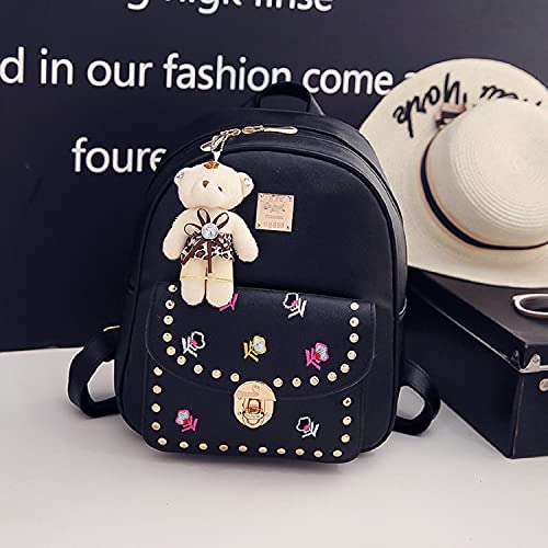 Image of ShopyVid Girls 3-PCS Mini Leather Backpack Sling & Pouch Set for Women's /Rakhi gift for Sister