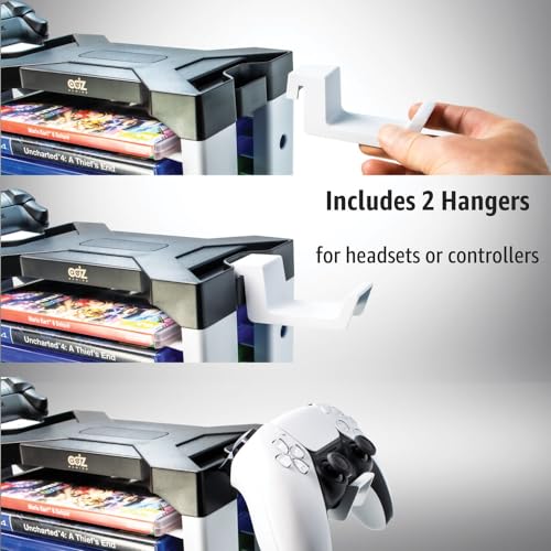 Rangement de jeux PS5 et Xbox pour libérer de l'espace TV