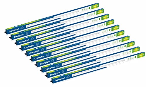 Image of Crompton Laser Ray Neo 36W LED Batten (Cool Daylight) - Pack of 10, White