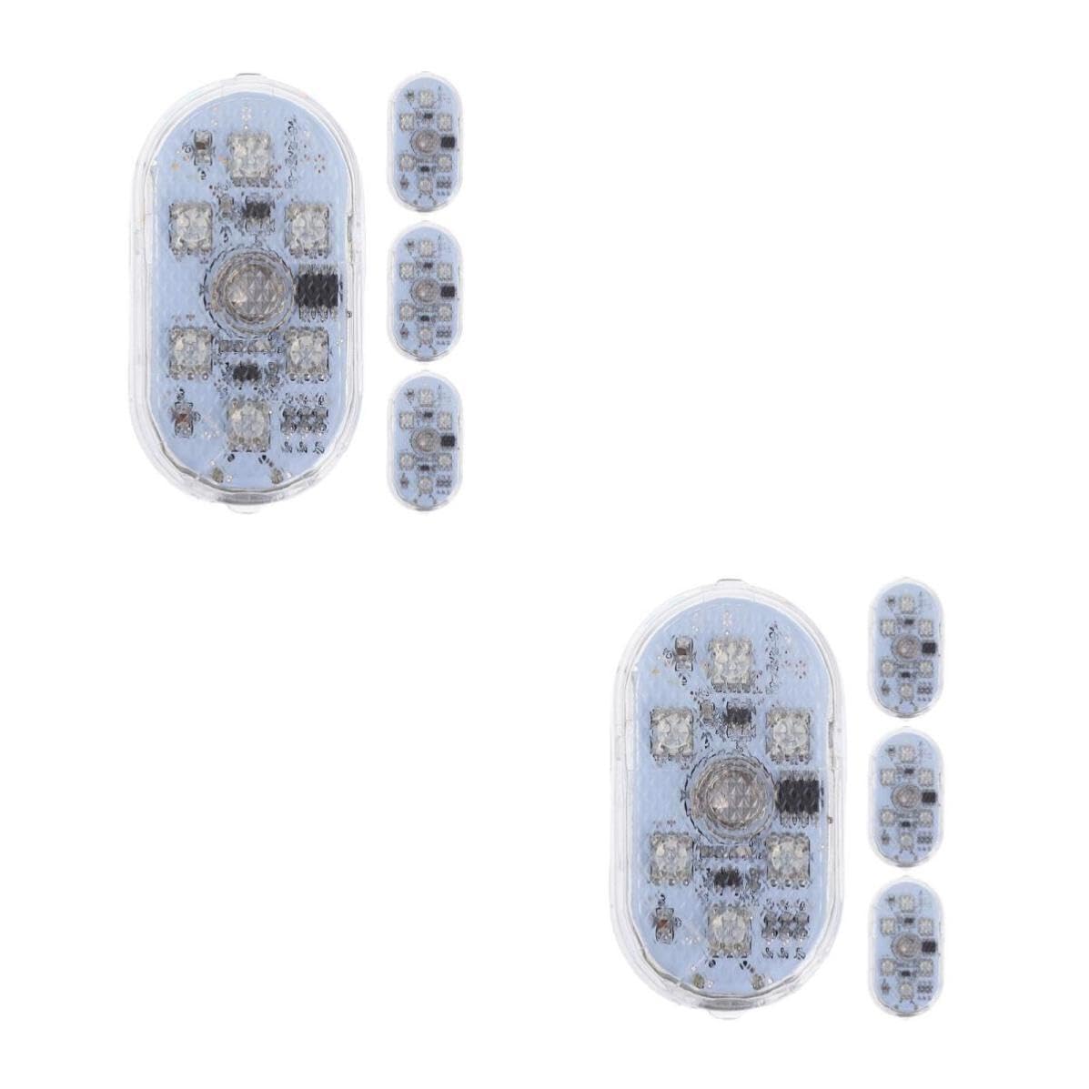 STOBAZA 4 Pares Lámpara de Ambiente para Coche Sensor Táctil USB 150mah