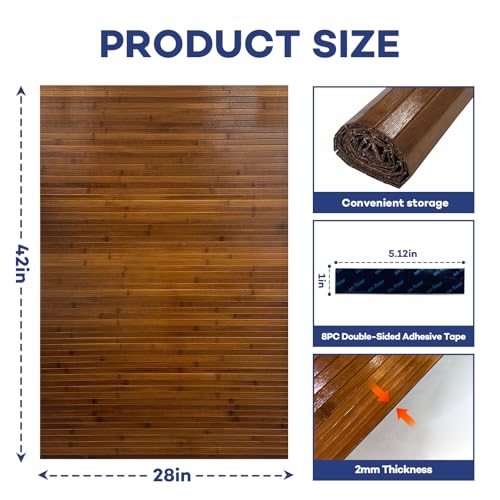 42 x 28 Inch Dog Crate Topper Wood - Dog Kennel Topper Bamboo Top for 42 Inch Crates, Pet Crate Furniture Table Cover, Decorative Wooden Platform for Small Dog Cage, Home Decor Pet Accessories - Image 3