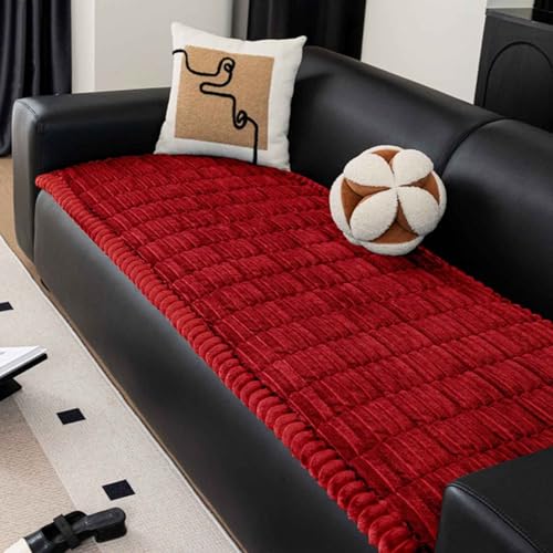HLTQL Funda Sofa 1/2/3/4 Plazas Relax Cubre Sofa Chaise Longue Fundas Sofa Ajustables Cojines Fundas para Sofa Fundas De Sofa Anti Gatos Protector Sofa(D,30 * 50cm/Pillowcase)