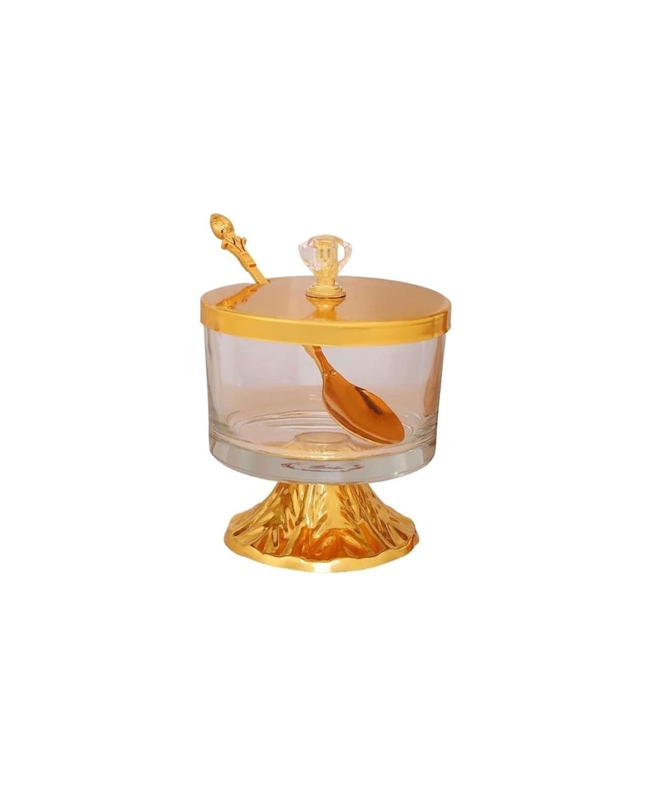 FGJsfhrDTU Glass Storage Jars, Home Kitchen Storage Jar For Spice Snacks Candy Cookies Seasoning-mirror-10 * 10 8cm(Mirror)