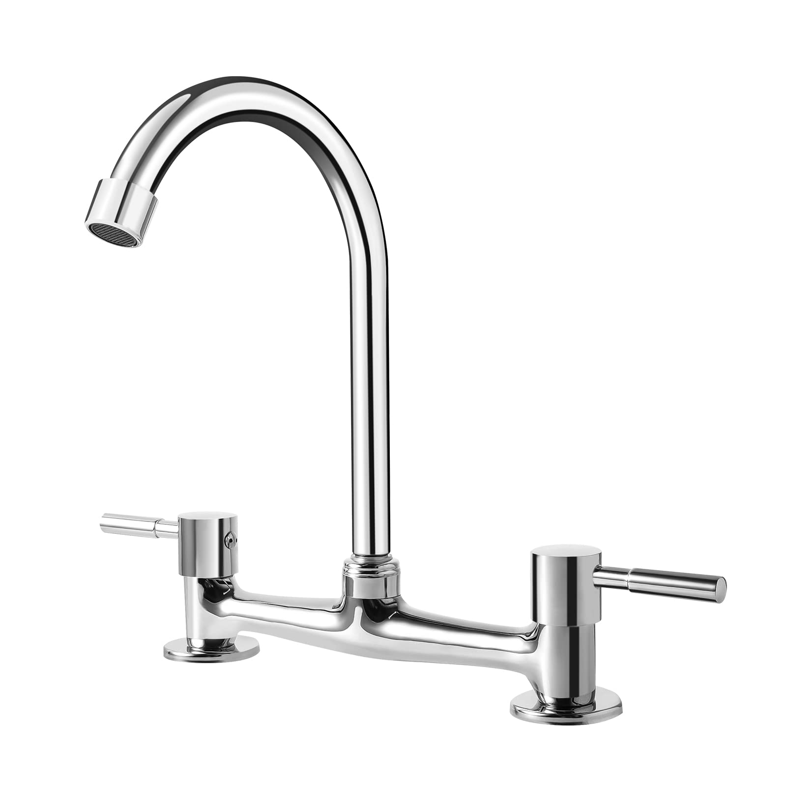 Buy Youyijia Kitchen Sink Mixer Tap Cold Hot Dual Lever Tap Classic 2