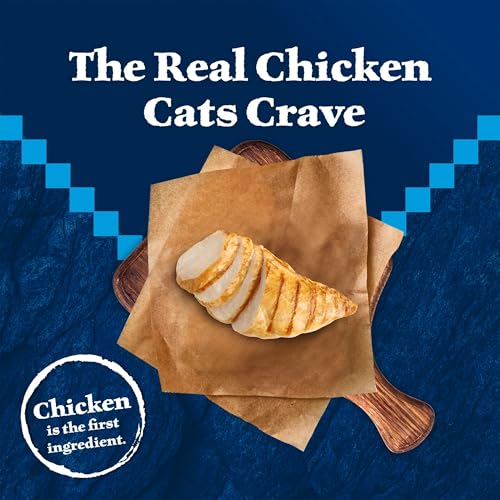 Blue Buffalo Wilderness Natural Adult Dry Cat Food, High-Protein and Grain-Free Diet, Supports Healthy Muscle Development and a Healthy Immune System, Chicken, 12-lb. Bag