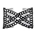 Lovef Easy Magic Hair Beauty Decoration Comb Pearl Stretchy Beaded Hairpin Bow Double Combs Lady in Assorted Color (Black)