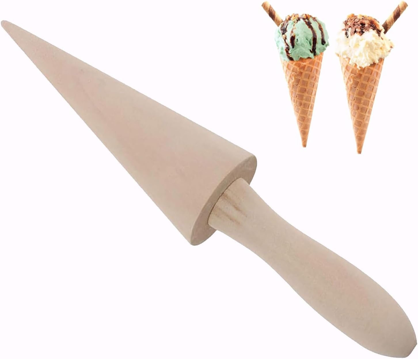 Cone Roller, Waffle Cone Form,Ice Cream Roller, Reusable