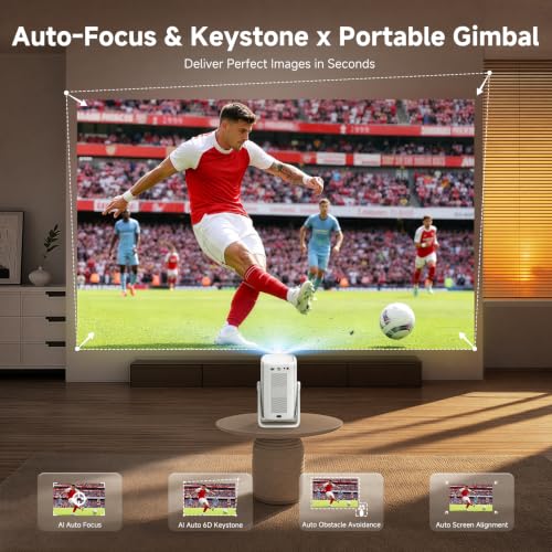 iSinbox Short Throw Projector 4K, Now with Netflix, Auto Focus, Dolby Audio - image 6