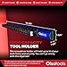 Olsa Tools Magnetic Screwdriver Organizer - Screwdriver Holder with Strong Magnets and Foam Backing - Professional Tool Holder and Tool Organizer - Stores up to 16 Screwdrivers - Blue - Part: 1114