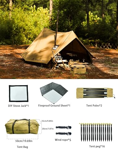 Dandelion Shell Hot Tent X3