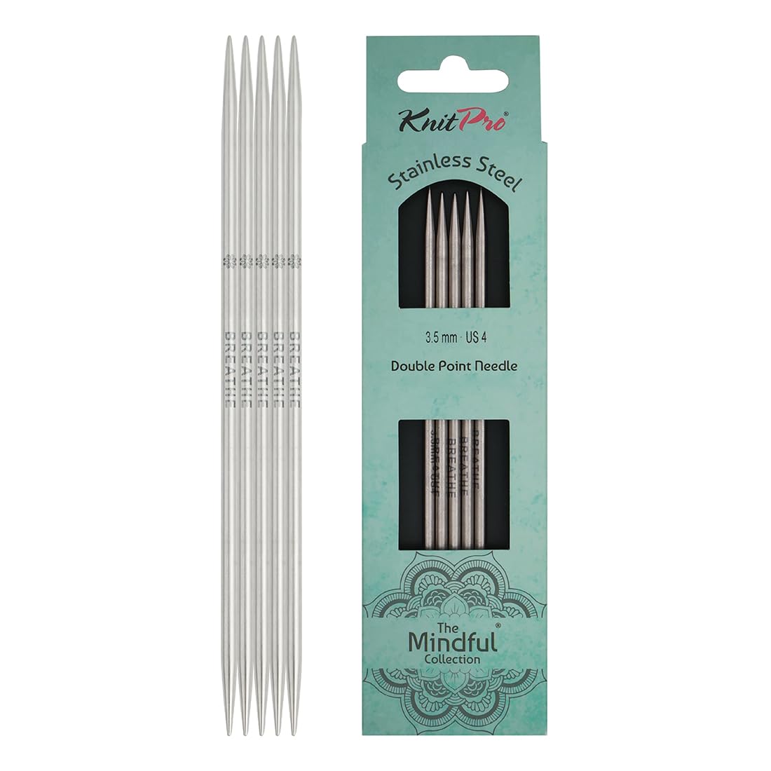 KnitPro The Mindful Collection Double Pointed Needles 6" (15cm) | Size 3.5mm