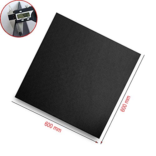 600 X 600 X 4 Mm Carbon Fiber Sheets 100% 3K Twill Matte Carbon Fiber Plate: 4.0 #TOP1