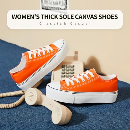 Image of hash bubbie Womens Platform Canvas Sneakers Tennis Shoes