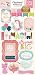 Echo Park Paper Company Imagine That Girl 6x13 Chipboard Phrases-Gold Foil