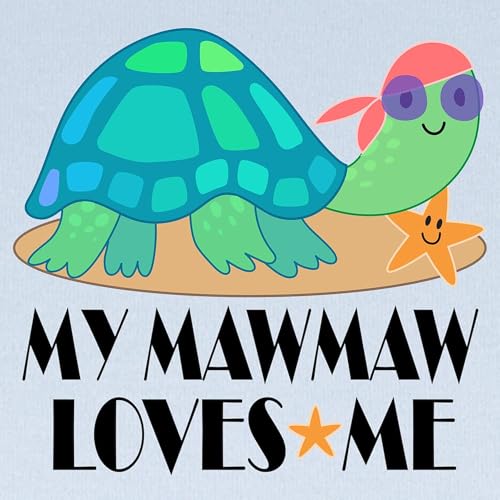 CafePress Mawmaw Loves Me Turtle Baby Blanket, Super Soft Newborn Swaddle2
