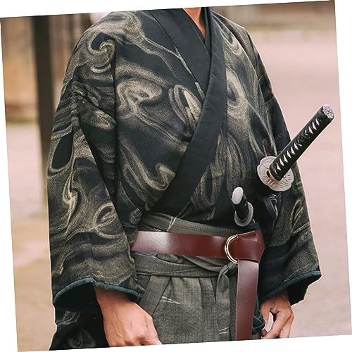 Vintage Belt for Medieval Cosplay Retro Style Decorative Holder for and Viking Costume Accessories3