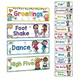 Lachilly 16Pcs Greeting Choices Classroom Rules...